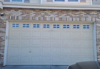 Garage door after repair by Native Garage Doors